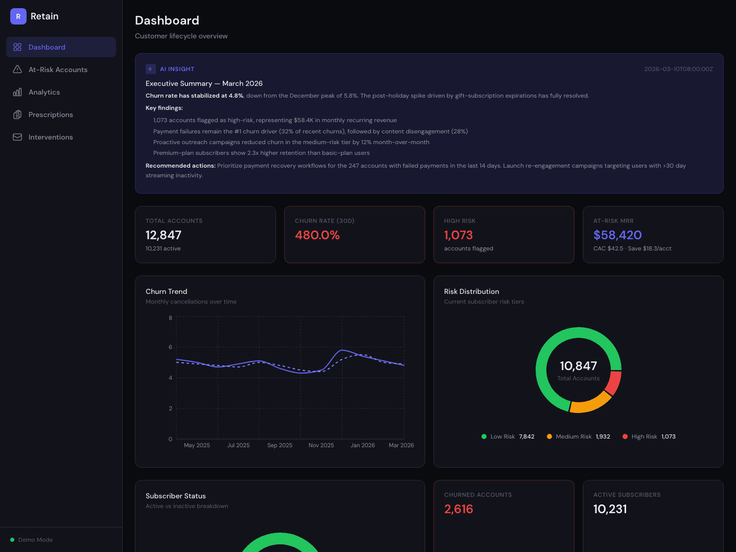 Retain screenshot
